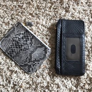 Small Pouch and Wallet